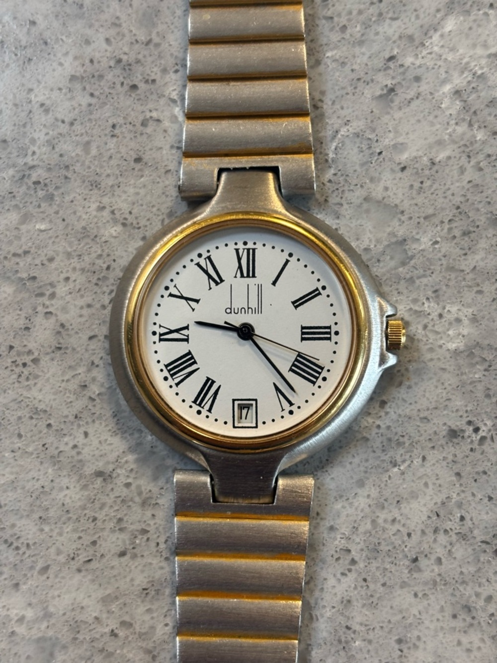 The Vintage Dunhill Watch Millennium 32mm Unisex White X Silver from the iconic